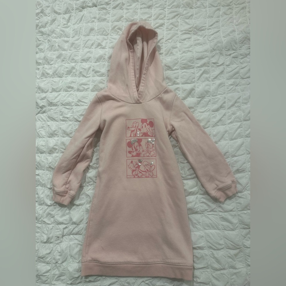 Baby Gap Disney  Pink Hoodie Dress